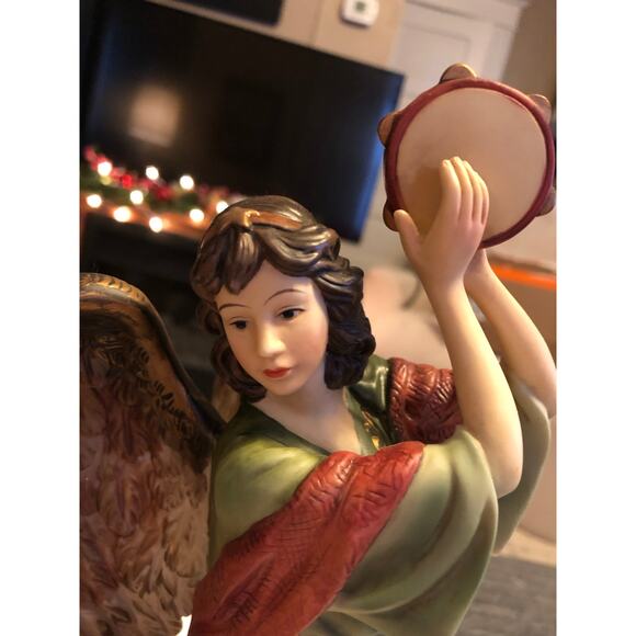 Vintage Angels Porcelain Collection by Grandeur Noel Stunning Handpainted NIB - Picture 9 of 13